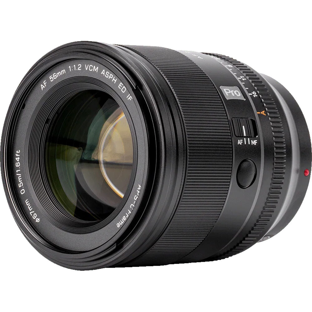Lente Viltrox AF 56mm f/1.2 Pro E - vista trasera