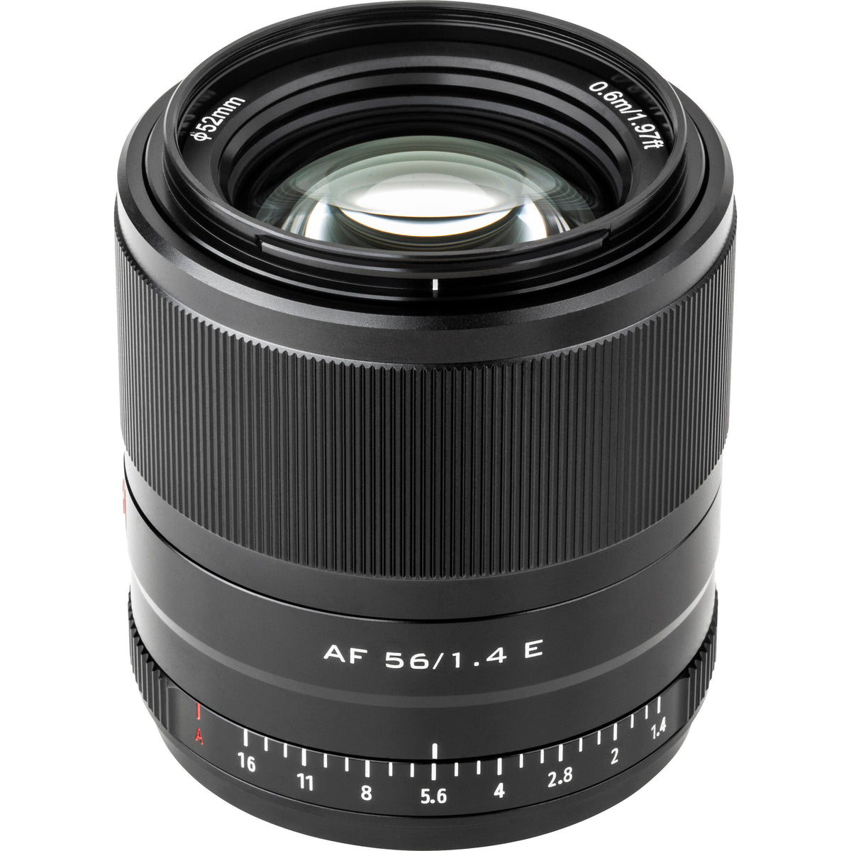 Lente Viltrox AF 56mm f/1.4 E (Negro) - vista trasera