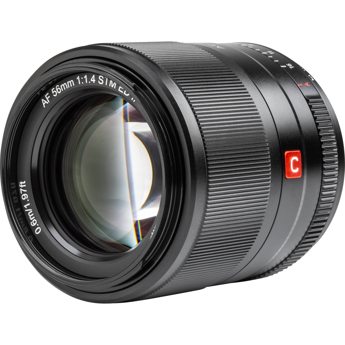 Lente Viltrox AF 56mm f/1.4 M (Negro) - contenido de la caja