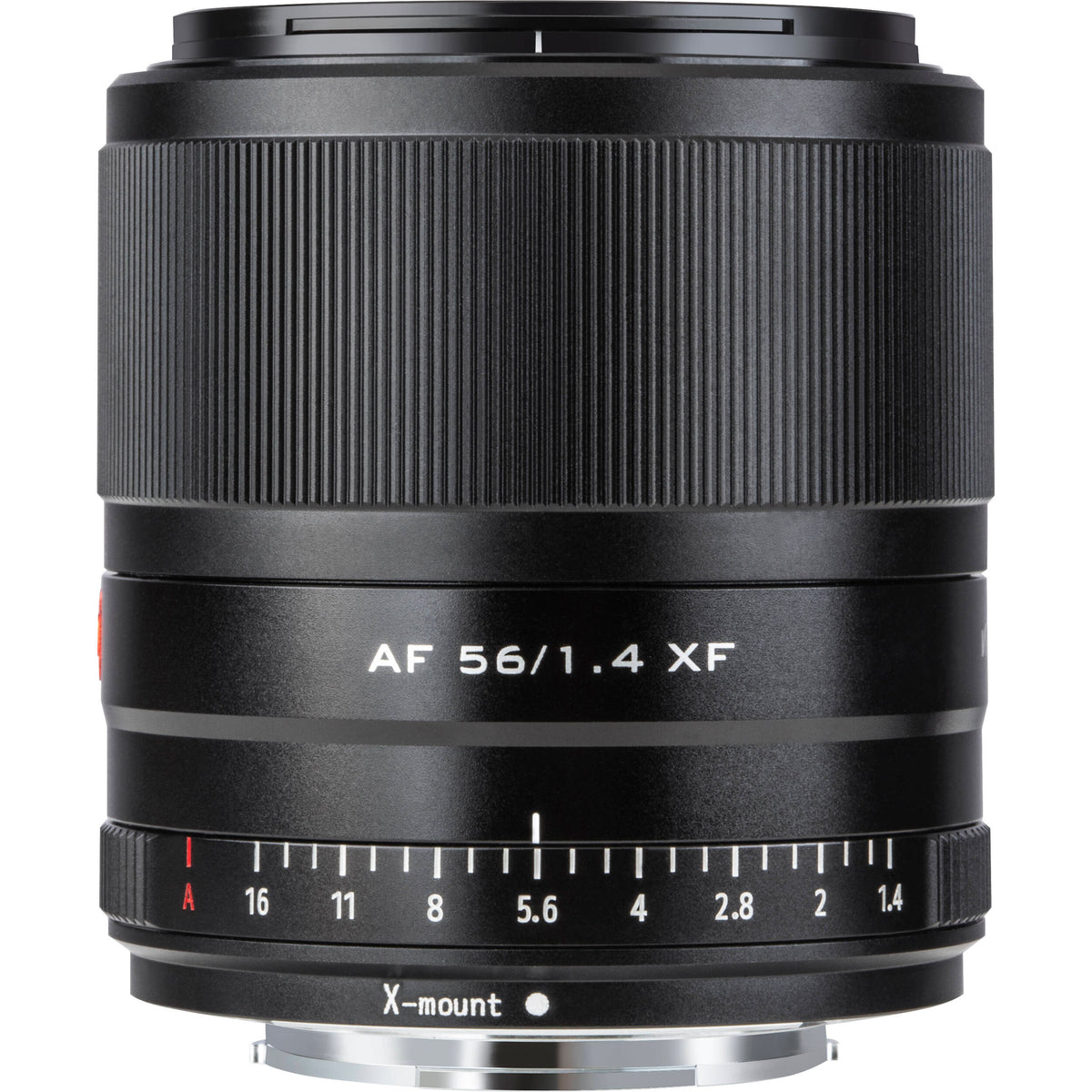 Lente Viltrox AF 56mm f/1.4 XF Lens for FUJIFILM X (Negro) - vista trasera
