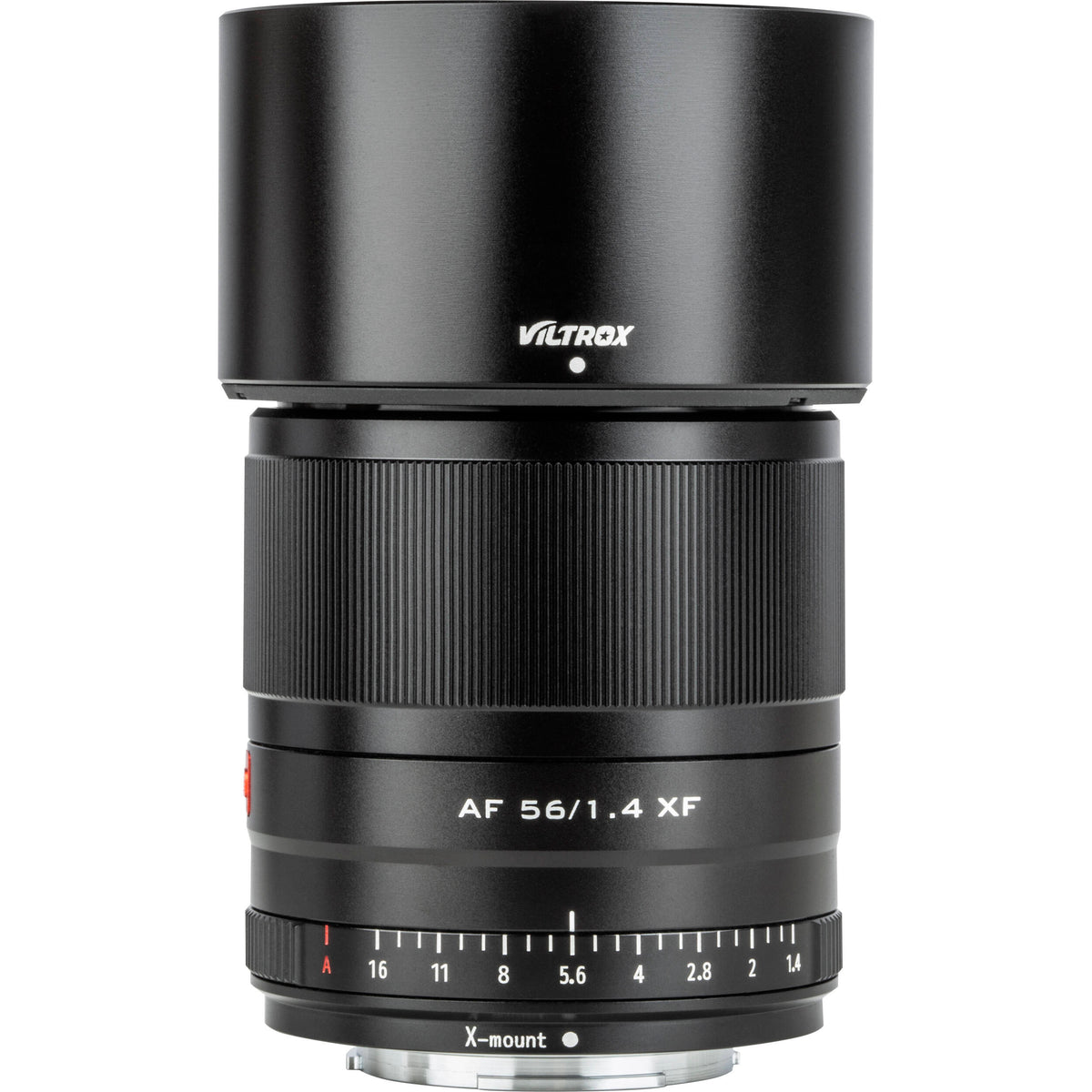 Lente Viltrox AF 56mm f/1.4 XF Lens for FUJIFILM X (Negro) - vista lateral