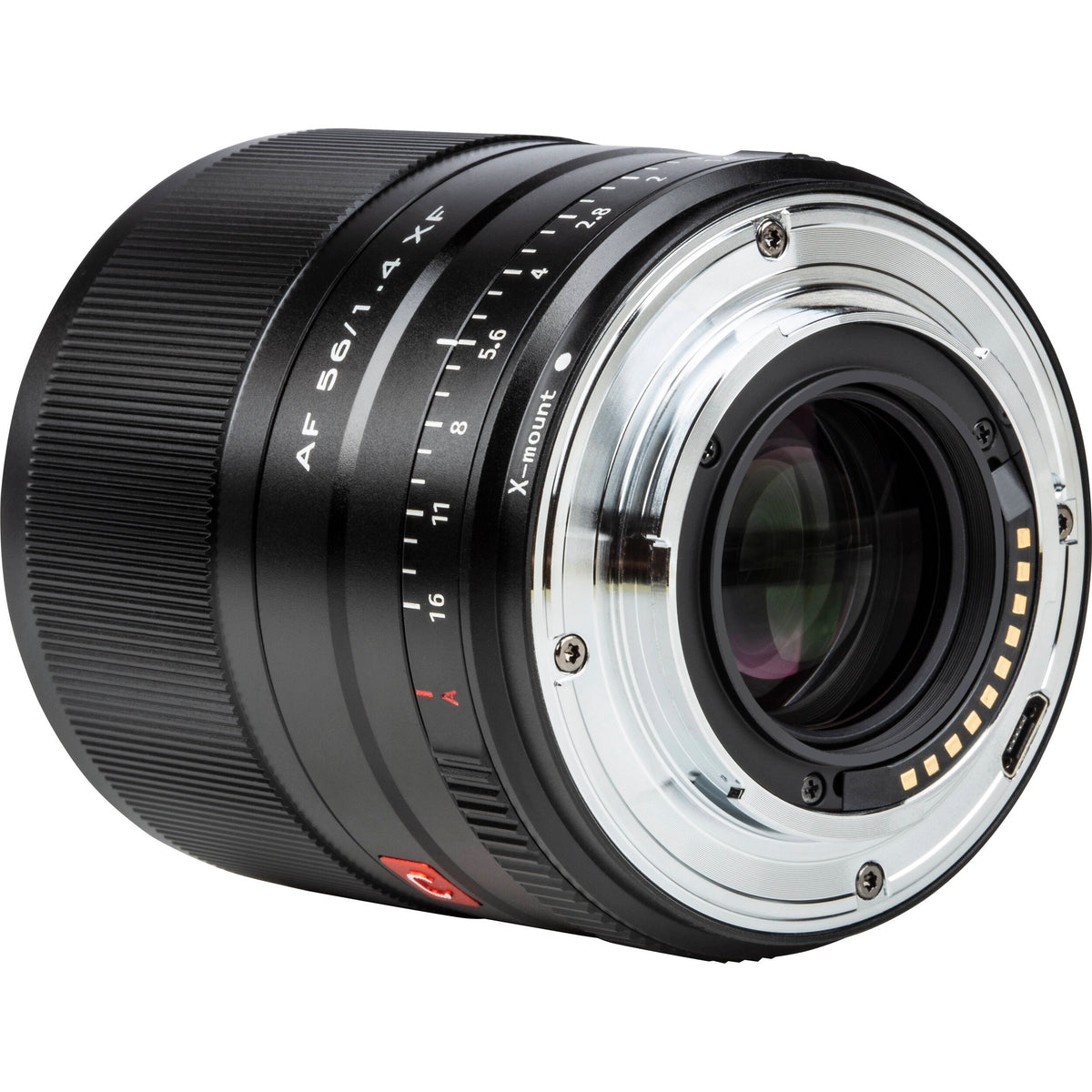 Lente Viltrox AF 56mm f/1.4 XF Lens for FUJIFILM X (Negro) - contenido de la caja