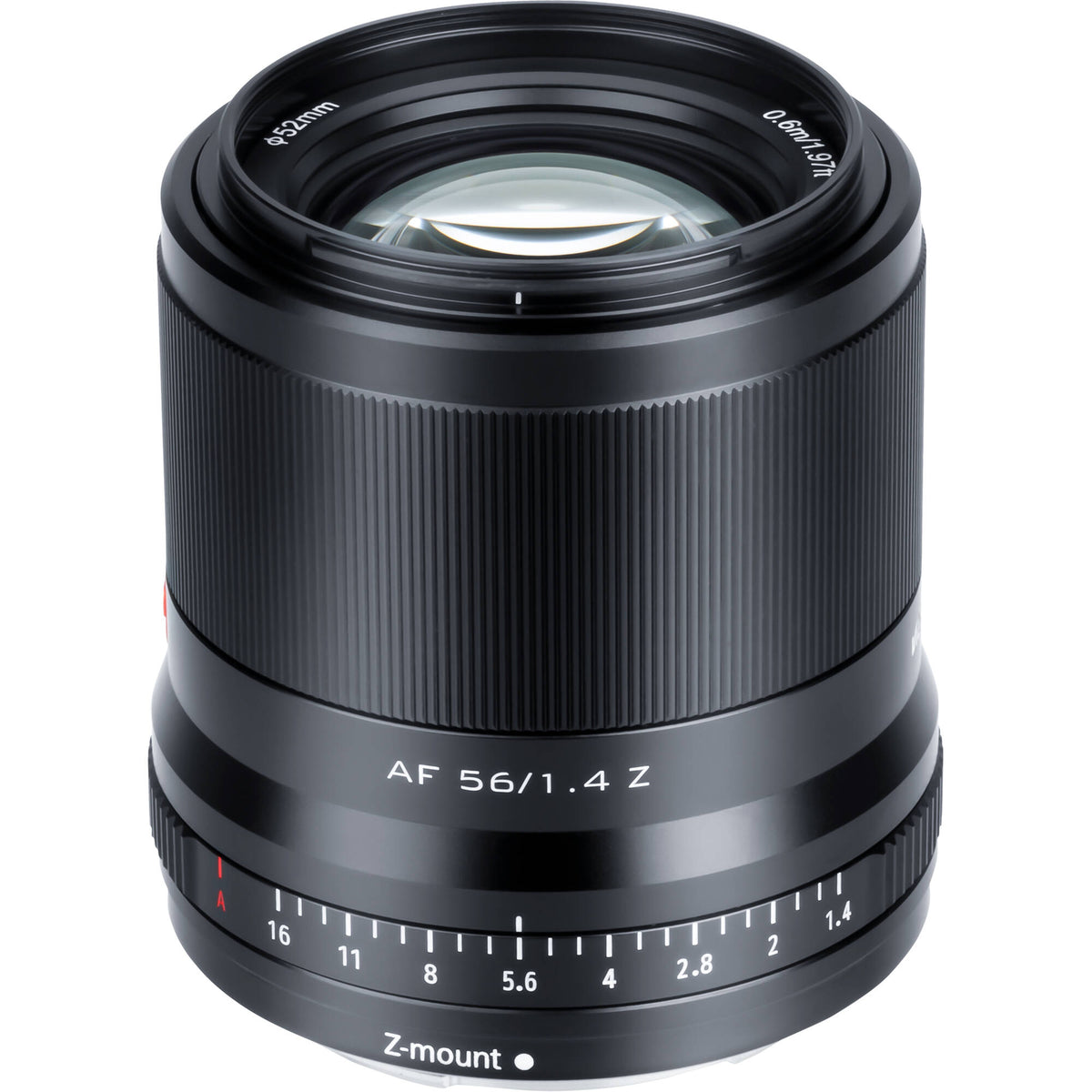 Lente Viltrox AF 56mm f/1.4 Z Lens for Nikon Z (Negro) - vista principal