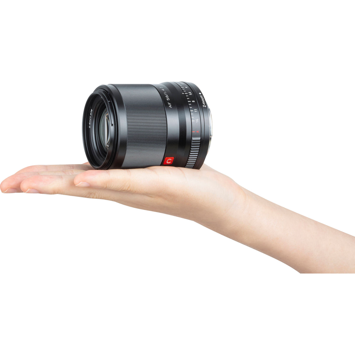 Lente Viltrox AF 56mm f/1.4 Z Lens for Nikon Z (Negro) - contenido de la caja