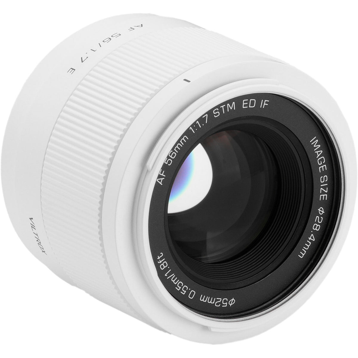 Lente Viltrox AF 56mm f/1.7 E - vista frontal