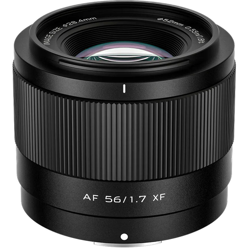 Lente Viltrox AF 56mm f/1.7 XF - vista frontal