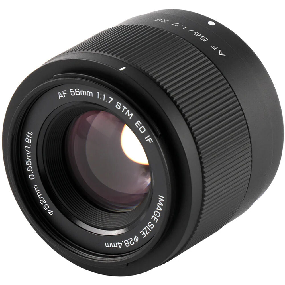 Lente Viltrox AF 56mm f/1.7 XF - vista trasera