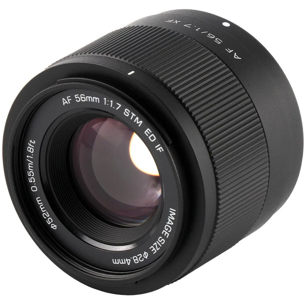 Lente Viltrox AF 56mm f/1.7 XF - vista trasera