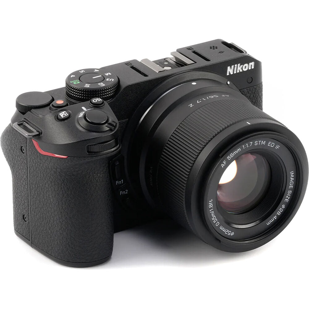 Lente Viltrox AF 56mm f/1.7 Z - vista lateral