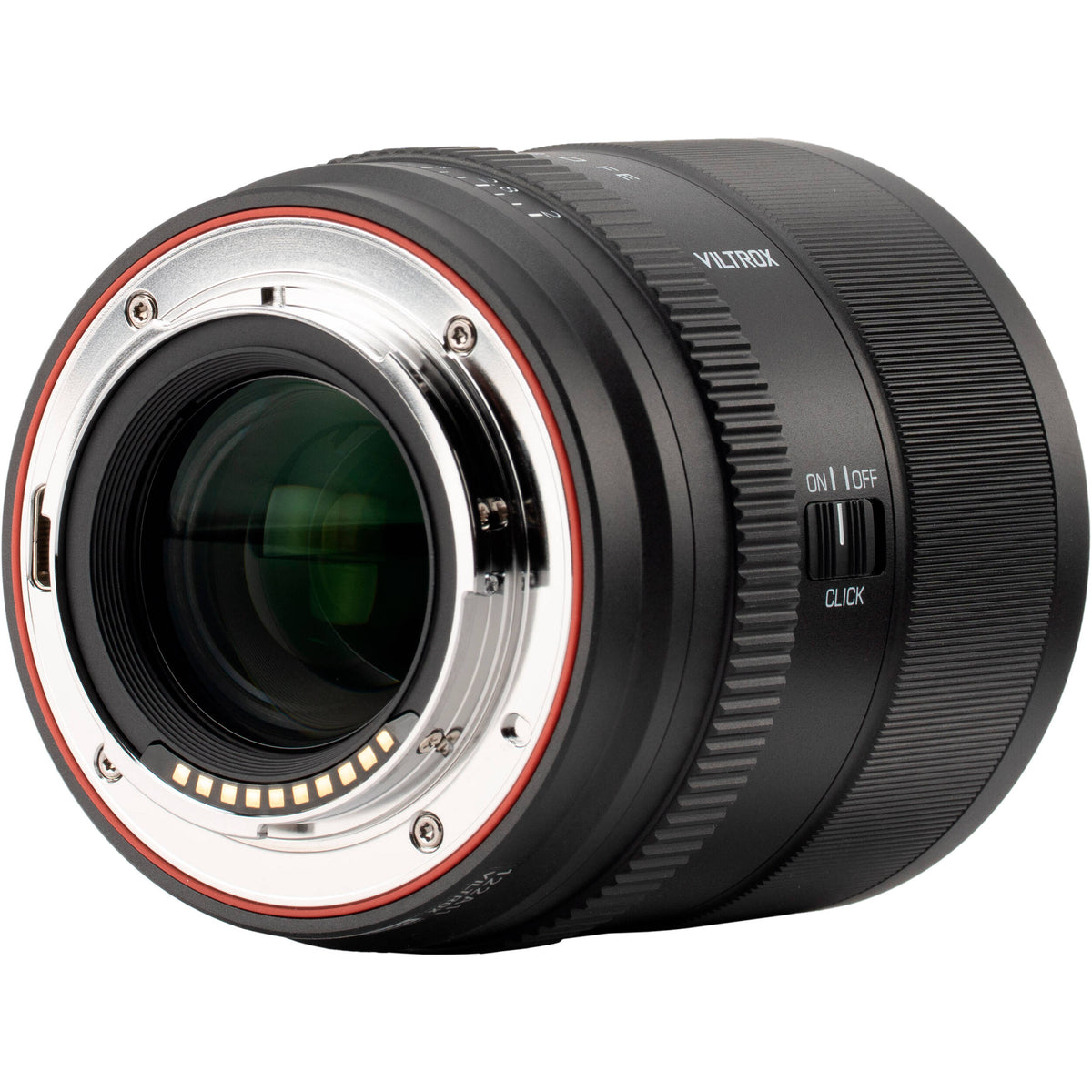 Lente Viltrox AF 85mm f/2 EVO FE - puertos y conexiones