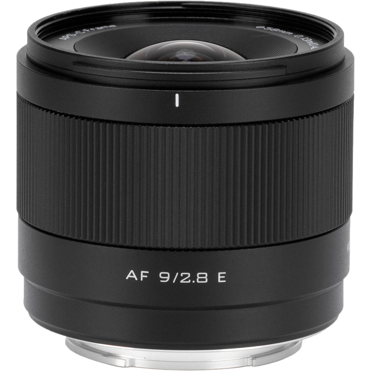 Lente Viltrox AF 9mm f/2.8 Air E (Negro) - vista frontal