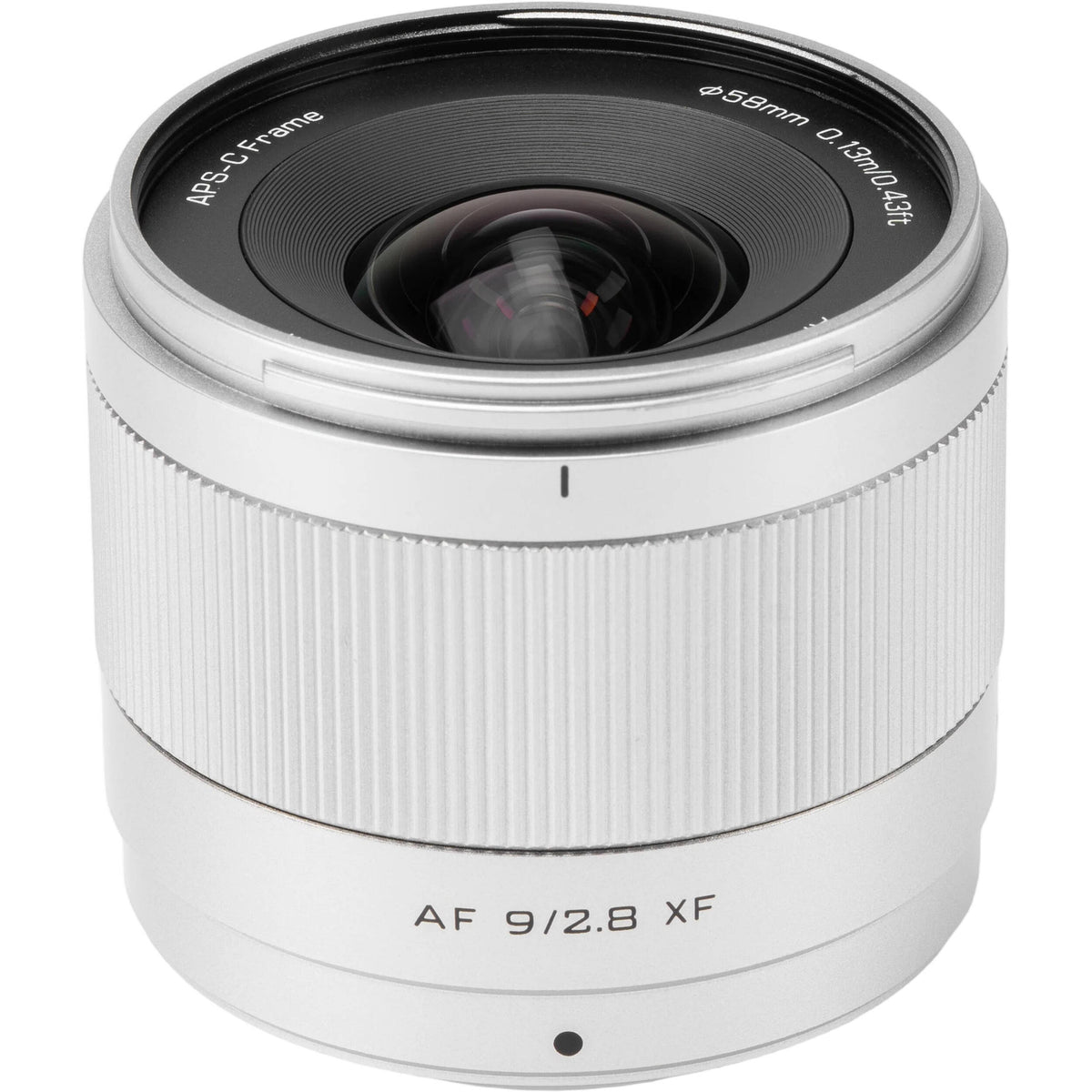 Lente Viltrox AF 9mm f/2.8 Air FX - vista frontal
