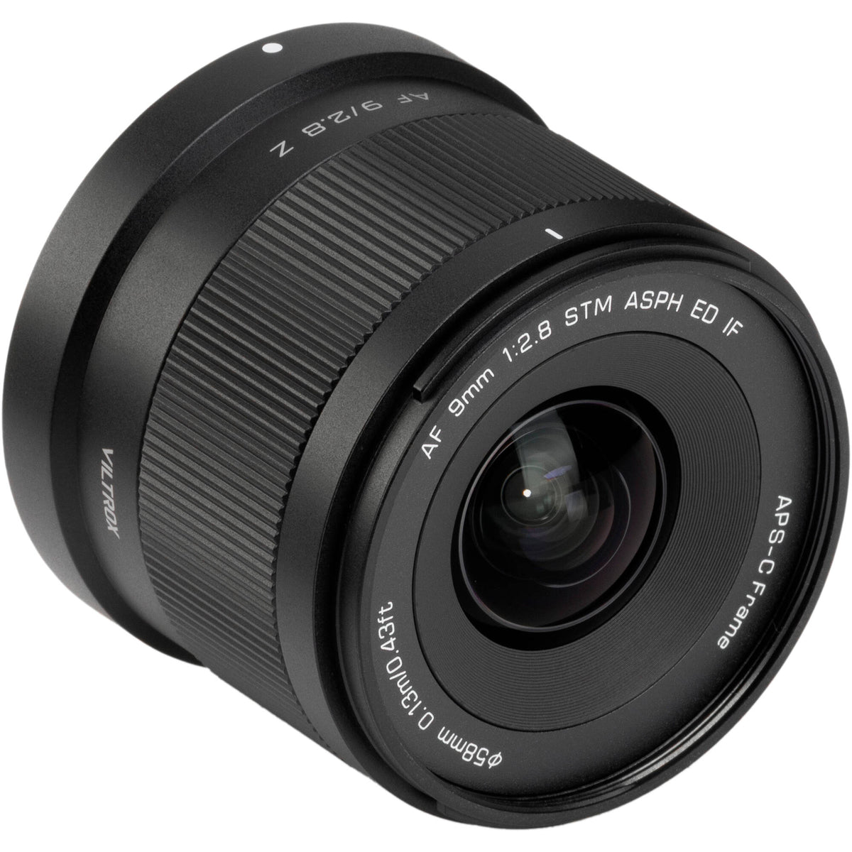 Lente Viltrox AF 9mm f/2.8 Air Z - vista lateral