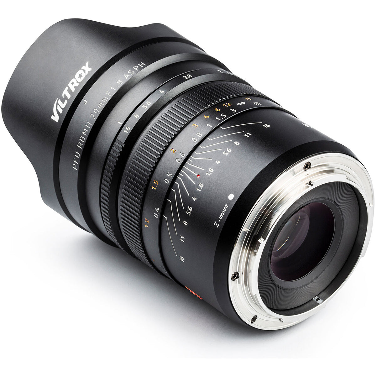 Lente Viltrox PFU RBMH 20mm f/1.8 ASPH Lens for Nikon Z - vista lateral