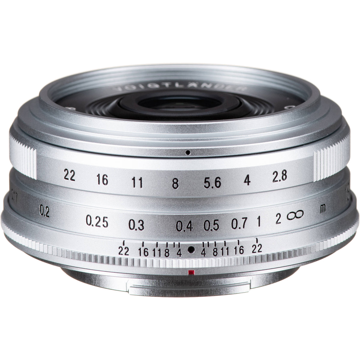 Lente Voigtlander 18mm f/2.8 Color-Skopar (Plateado) - vista principal