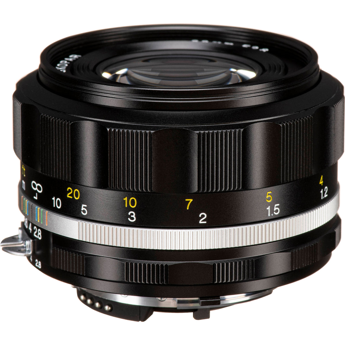 Lente Voigtlander 90mm f/2.8 SLIIs Apo-Skopar (Negro Rim) - vista frontal