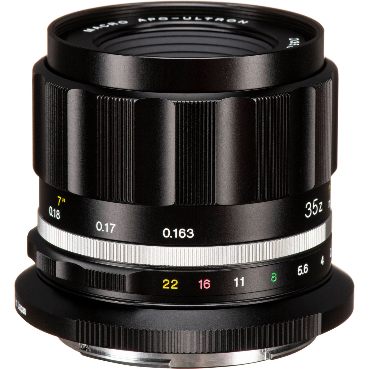 Lente Voigtlander D35mm f/2 Macro Apo-Ultron - vista lateral