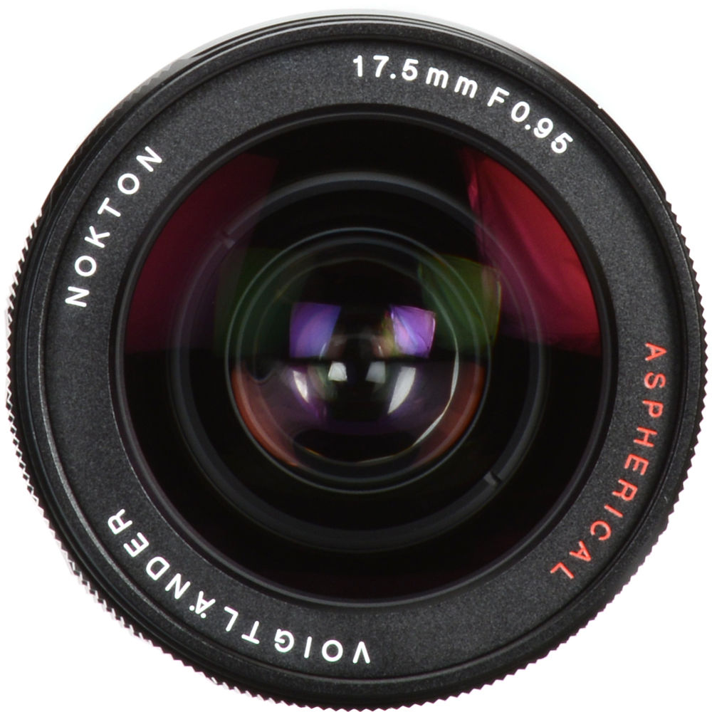 Lente Voigtlander Nokton 17.5mm f/0.95 Cameras - vista trasera