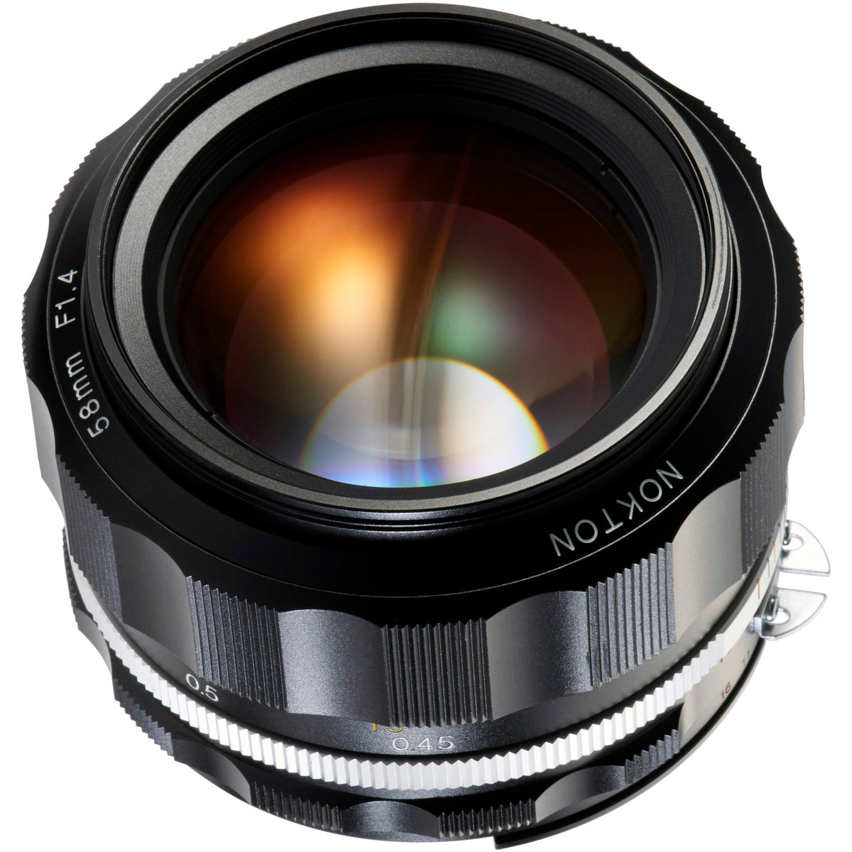 Lente Voigtlander Nokton 58mm f/1.4 SL II S (Negro) - vista frontal