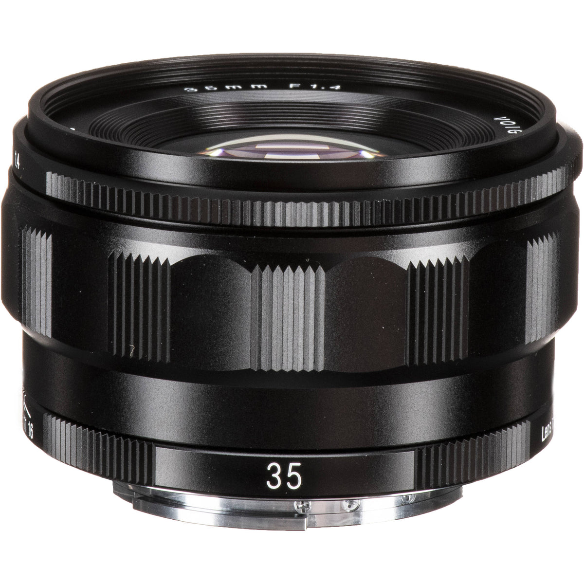 Lente Voigtlander Nokton Classic 35mm f/1.4 - vista frontal