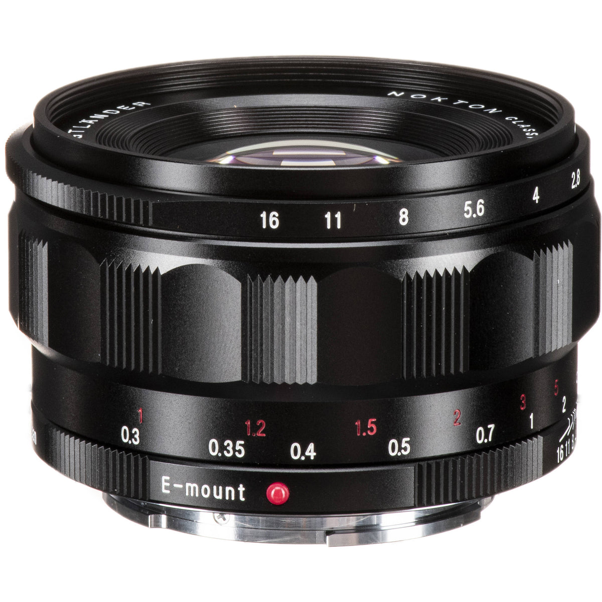 Lente Voigtlander Nokton Classic 35mm f/1.4 - vista lateral