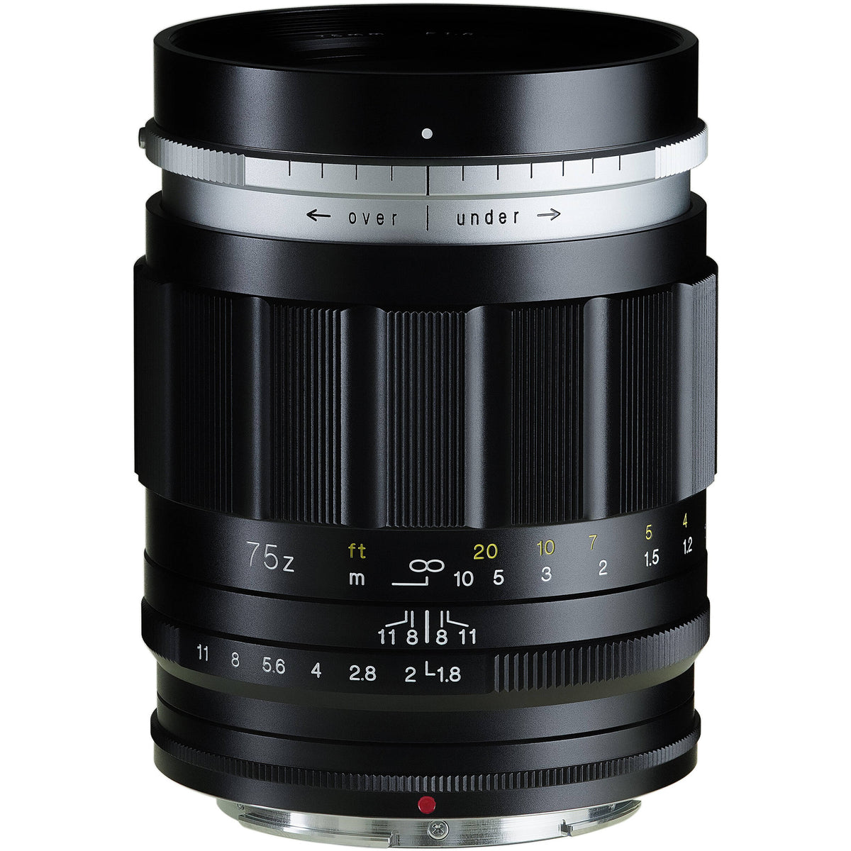 Lente Voigtlander Portrait Heliar 75mm f/1.8 Aspherical - vista principal