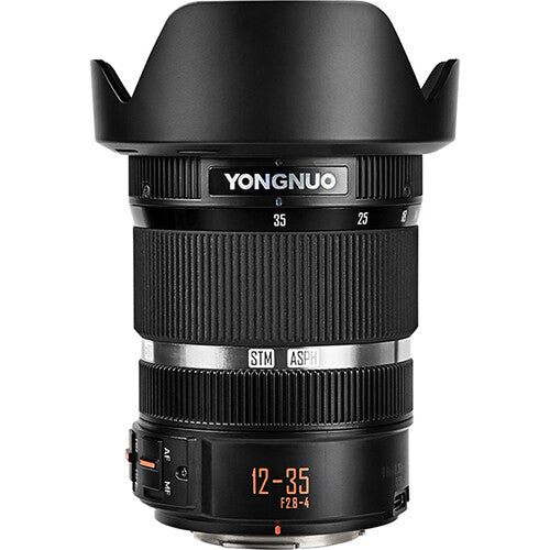 Lente Yongnuo 12-35mm f/2.8-4M - vista frontal
