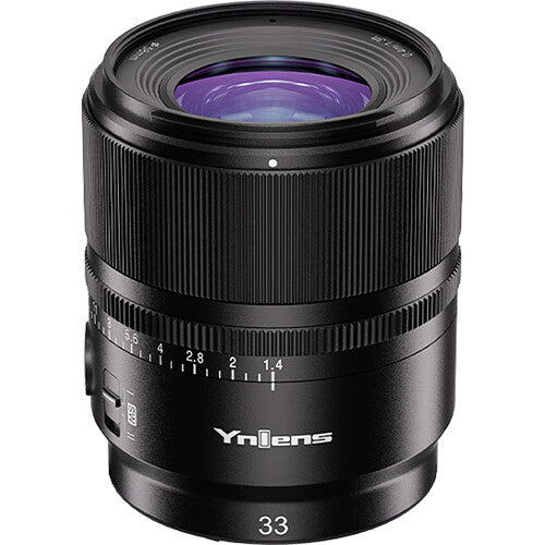 Lente Yongnuo YN 33mm f/1.4 DA DSM WL Pro - vista trasera