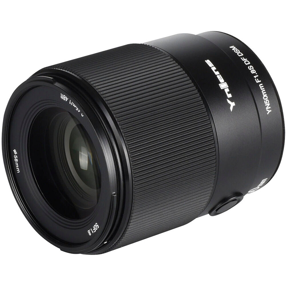 Lente Yongnuo YN 50mm f/1.8S DF DSM - vista frontal