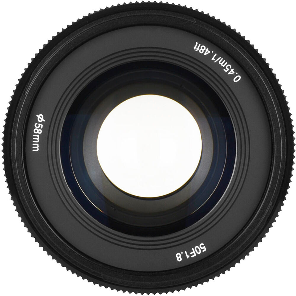 Lente Yongnuo YN 50mm f/1.8S DF DSM - vista trasera
