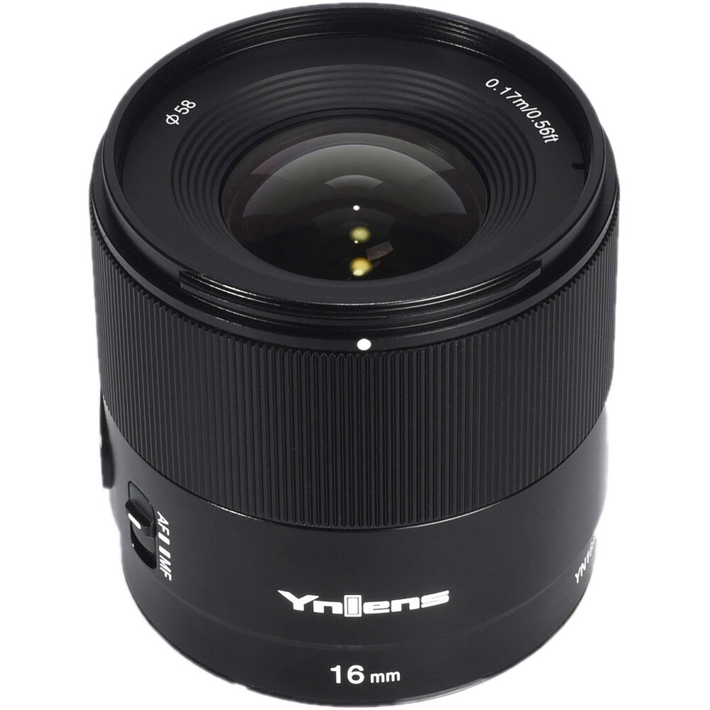 Lente Yongnuo YN16mm f/1.8S DA DSM - vista principal
