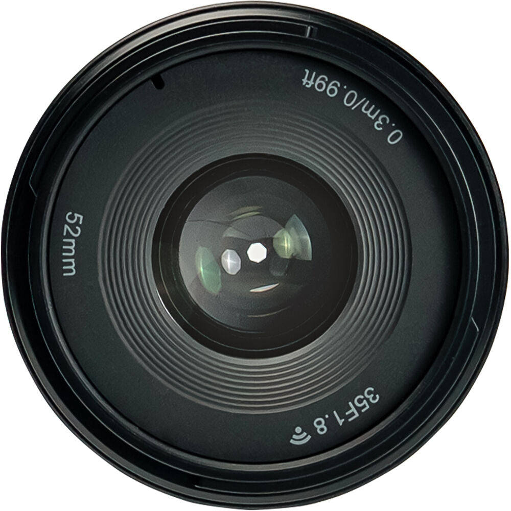 Lente Yongnuo YN35mm f/1.8S DA DSM WL (Negro) - en uso