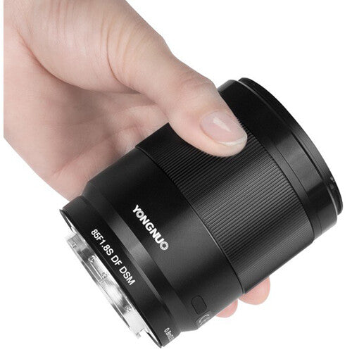 Lente Yongnuo YN85mm f/1.8S DF DSM - contenido de la caja
