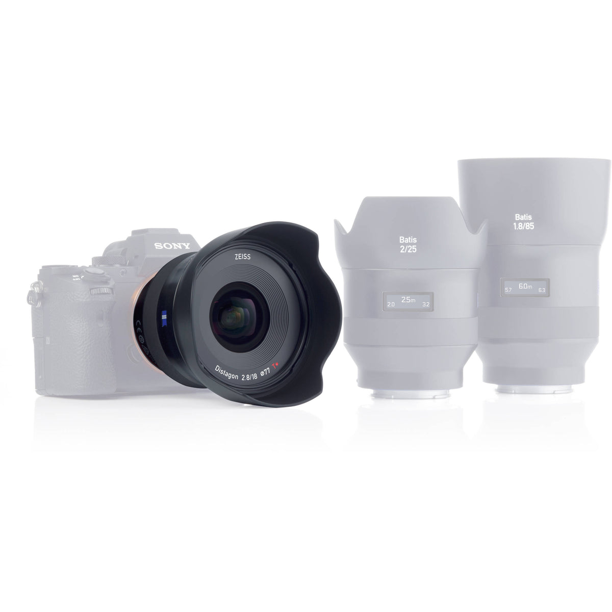 Lente Zeiss Batis 18mm f/2.8 - contenido de la caja
