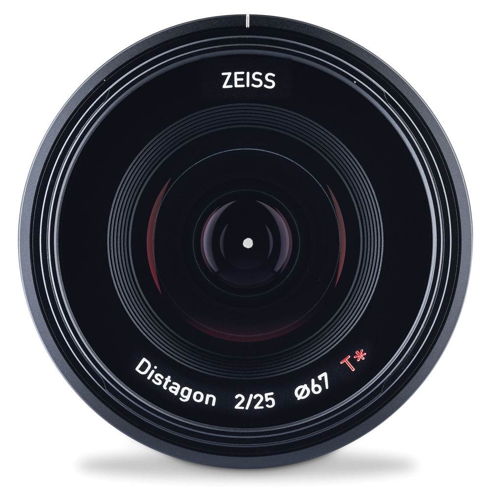 Lente Zeiss Batis 25mm f/2 - vista lateral