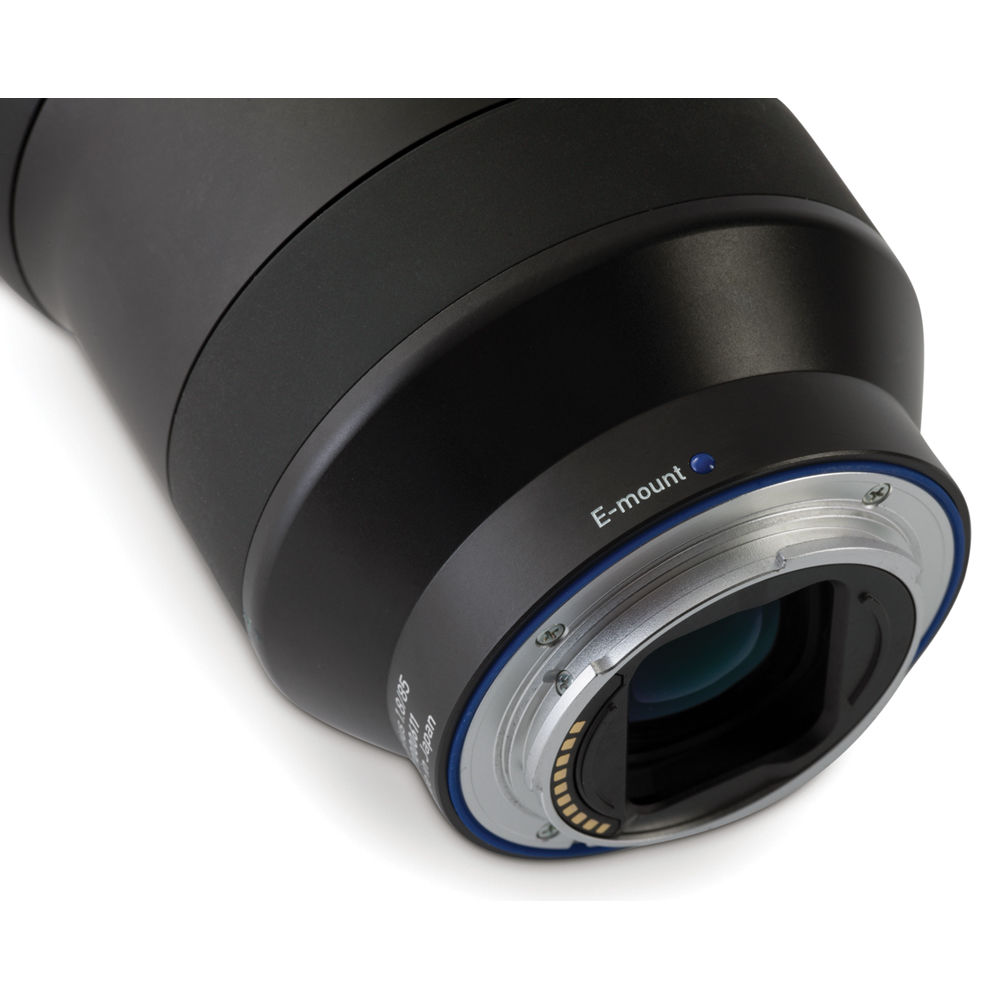 Lente Zeiss Batis 85mm f/1.8 - contenido de la caja