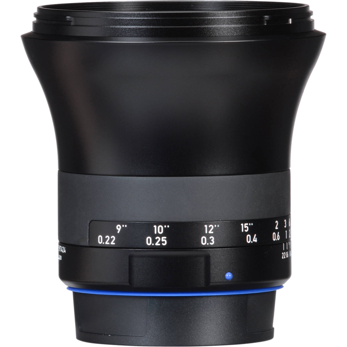 Lente Zeiss Milvus 21mm f/2.8 ZE - contenido de la caja