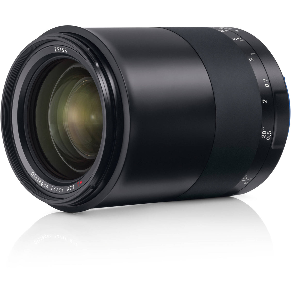 Lente Zeiss Milvus 35mm f/1.4 ZE - vista trasera