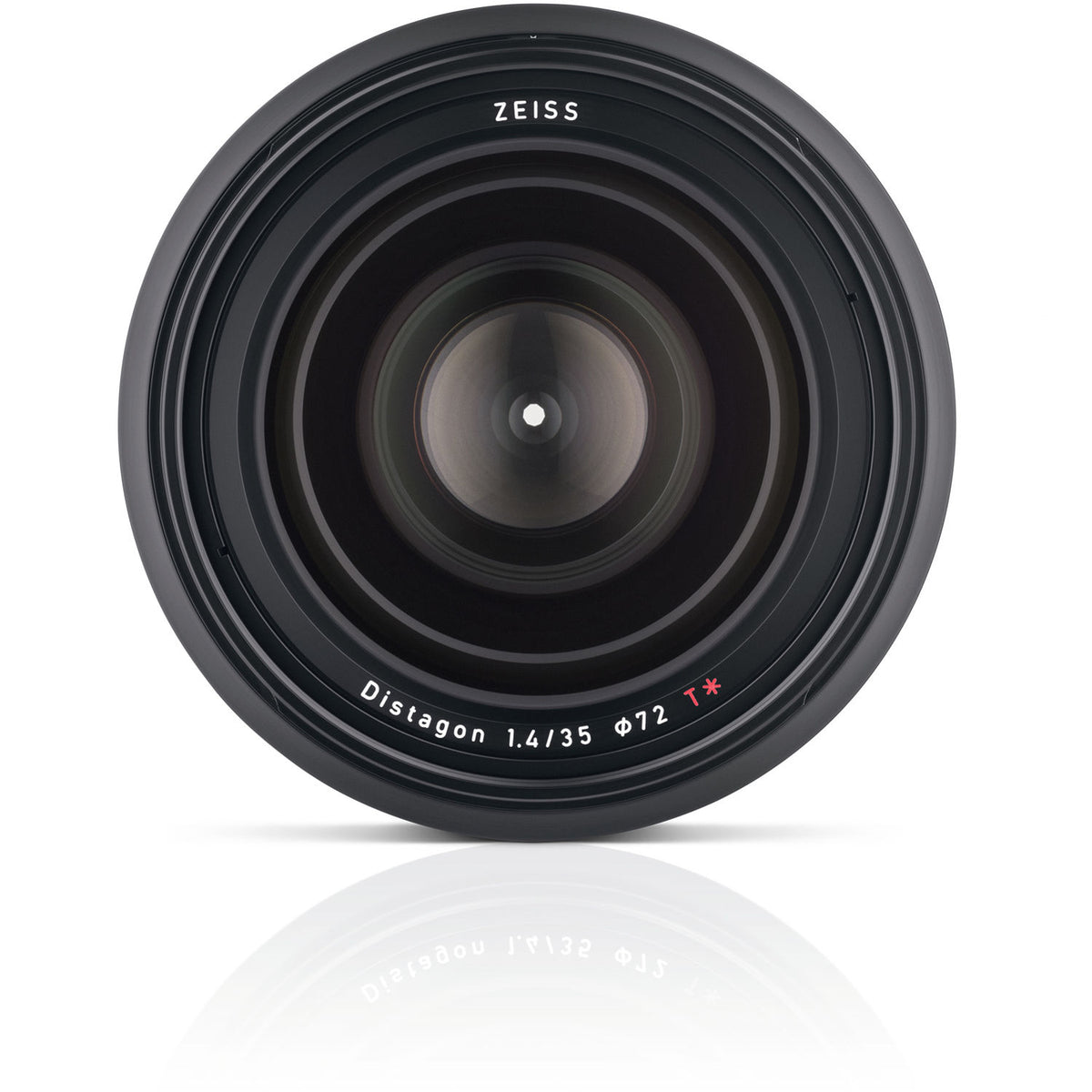 Lente Zeiss Milvus 35mm f/1.4 ZE - vista lateral