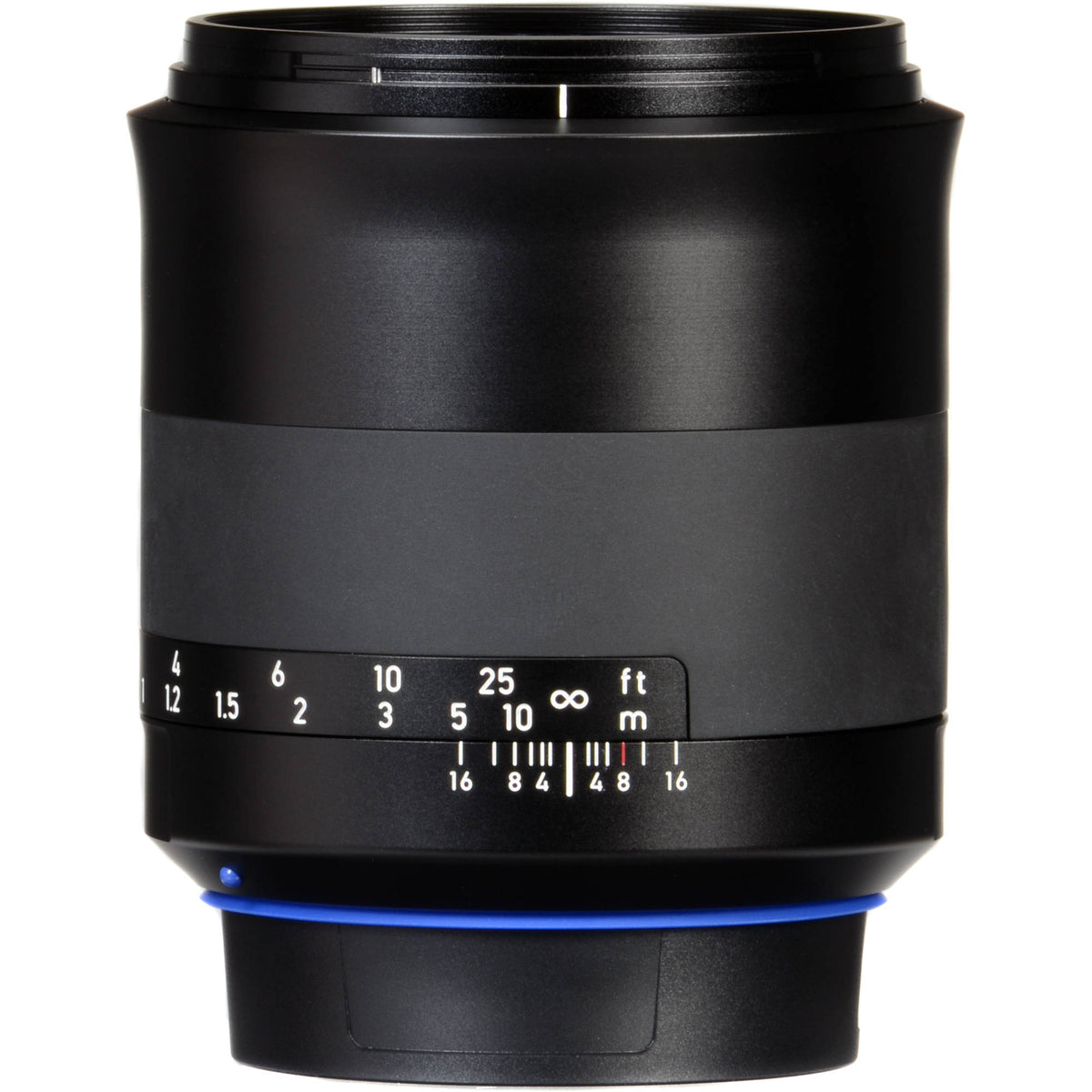 Lente Zeiss Milvus 50mm f/1.4 ZE - vista lateral