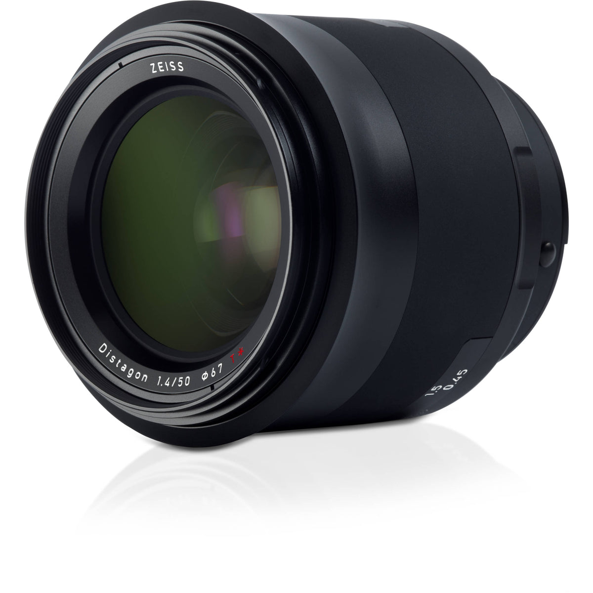 Lente Zeiss Milvus 50mm f/1.4 ZF.2 - vista frontal