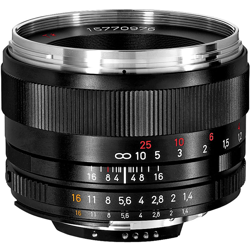 Lente Zeiss Planar T* 50mm f/1.4 ZF.2 - vista frontal