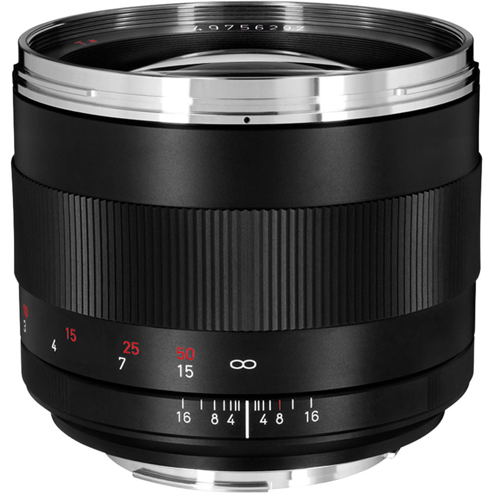 Lente Zeiss Planar T* 85mm f/1.4 ZE - vista trasera