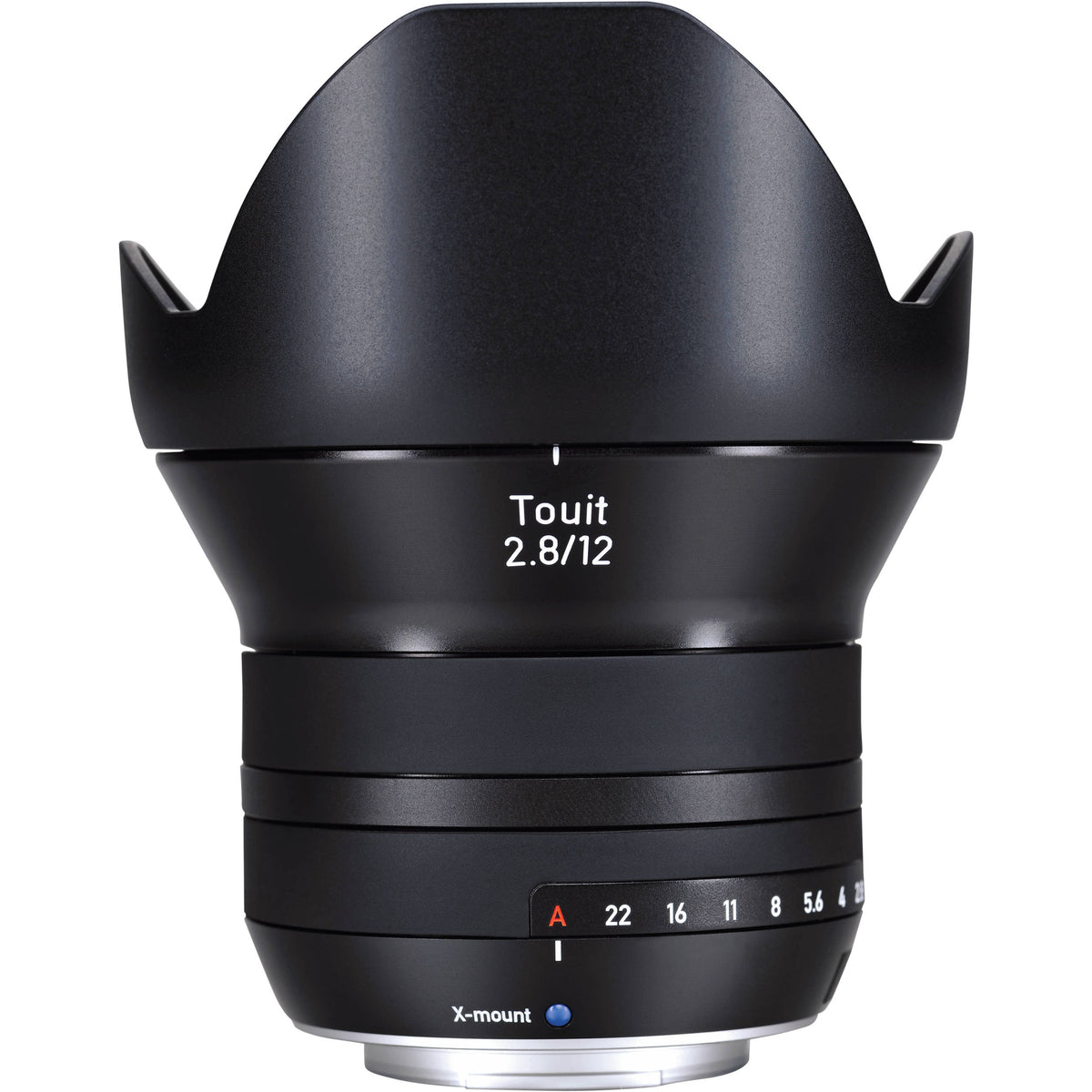 Lente Zeiss Touit 12mm f/2.8 - vista lateral