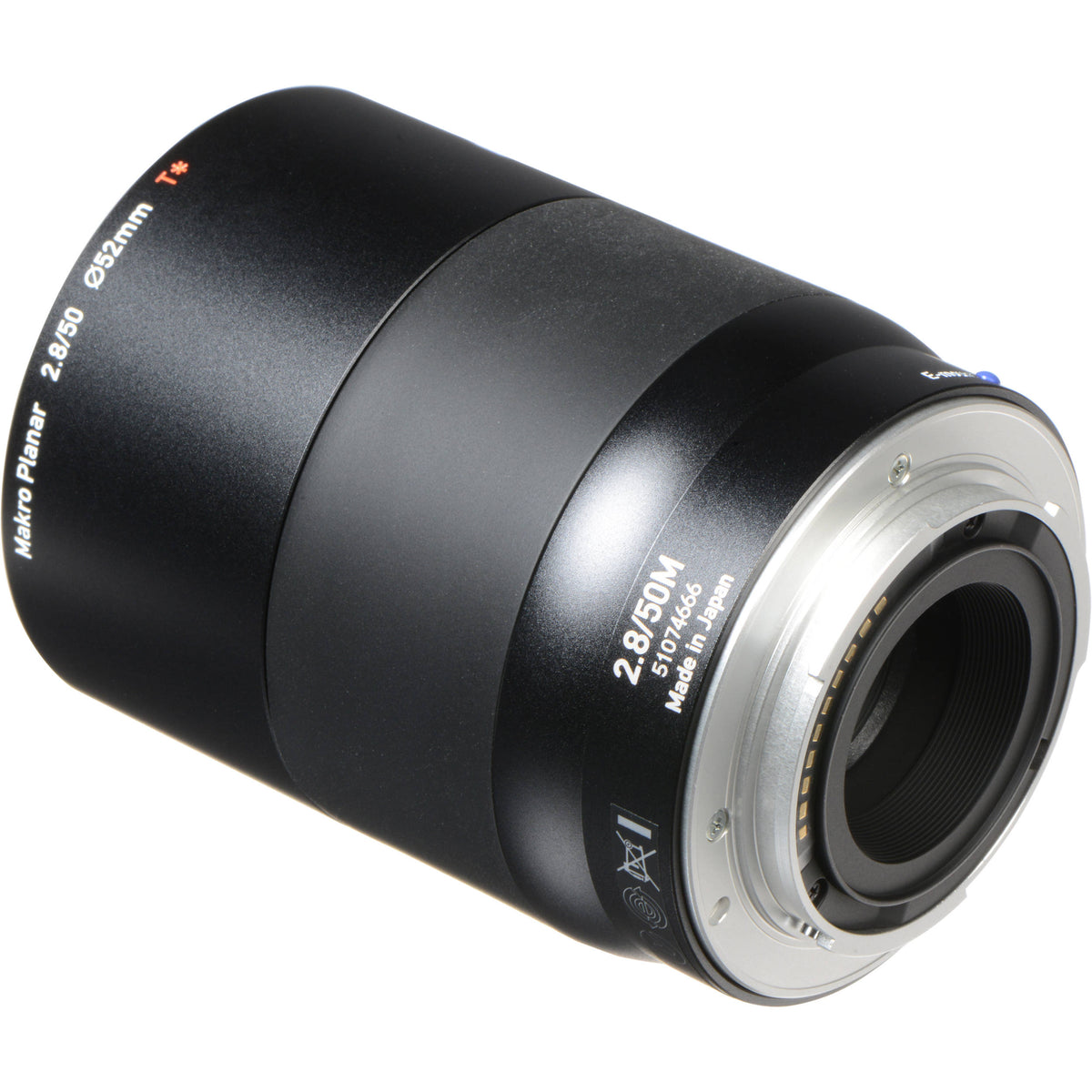 Lente ZEISS Touit 50mm f/2.8M Macro - vista lateral