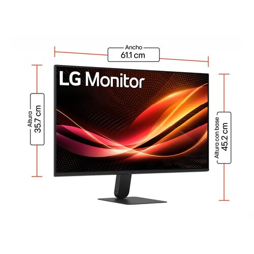 LG 27U411A-B 27" Class Full HD LCD Monitor - 16:9 - 68.5cm (27") Viewable - In-Plane Switching (IPS) Technolog - imagen 4