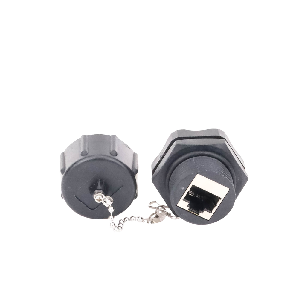 Acoplador Industrial RJ45-RJ45 Categoría 6 Blindado LinkedPro LP-C6WP-CP