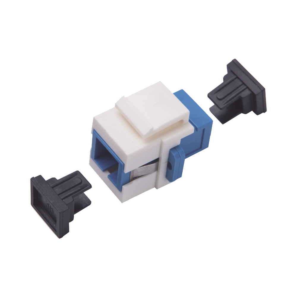 Acoplador Keystone de fibra óptica LinkedPro LP-FO-AD-6126 Monomodo Simplex