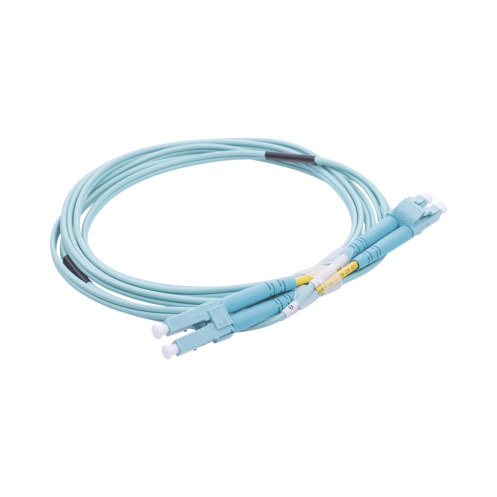 Jumper de Fibra Óptica LinkedPro LP-FOM3-LCLC-R02 Multimodo OM3 Dúplex 2 m