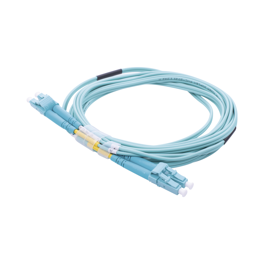 Jumper de Fibra Óptica LinkedPro LP-FOM3-LCLC-R03 Multimodo OM3 Dúplex 3 m